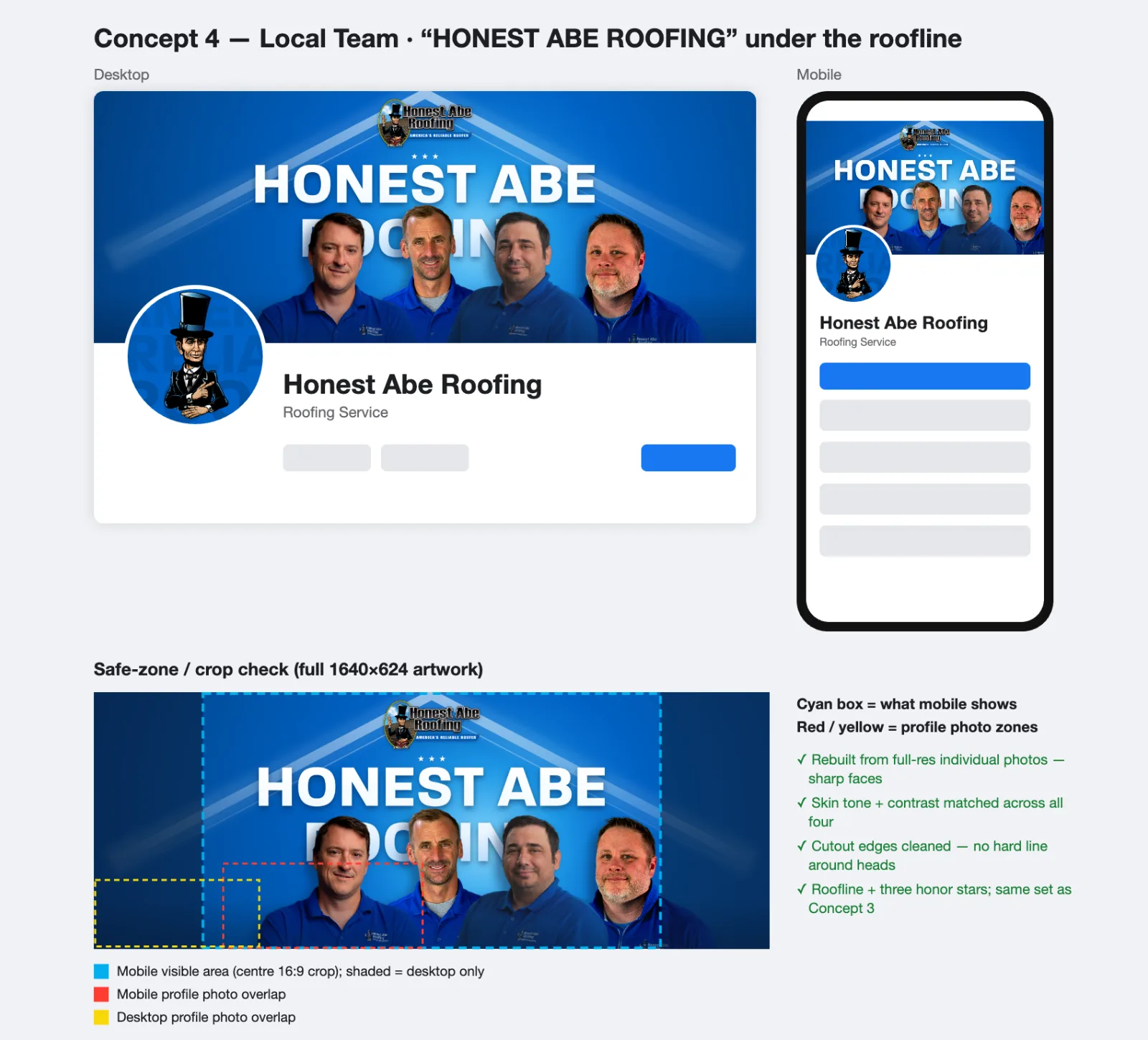 Concept 4 presentation with desktop and mobile previews