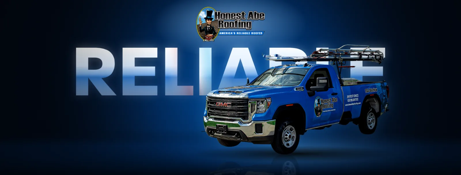 Facebook cover: RELIABLE with the Honest Abe truck