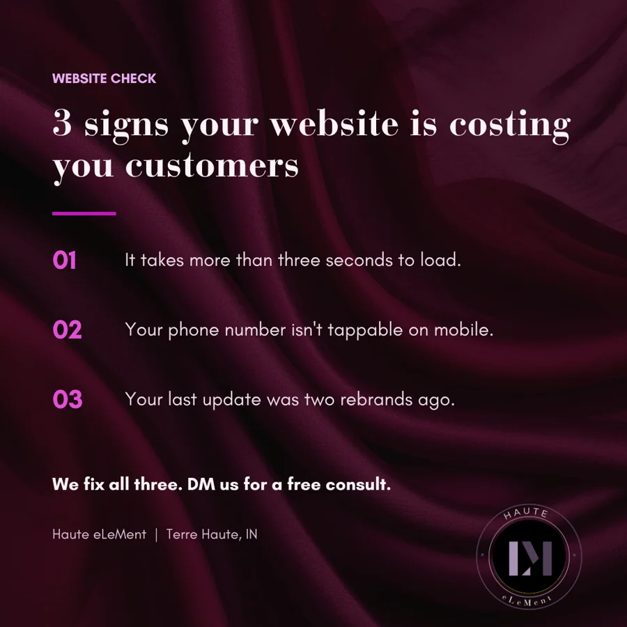 Post: 3 signs your website is costing you customers