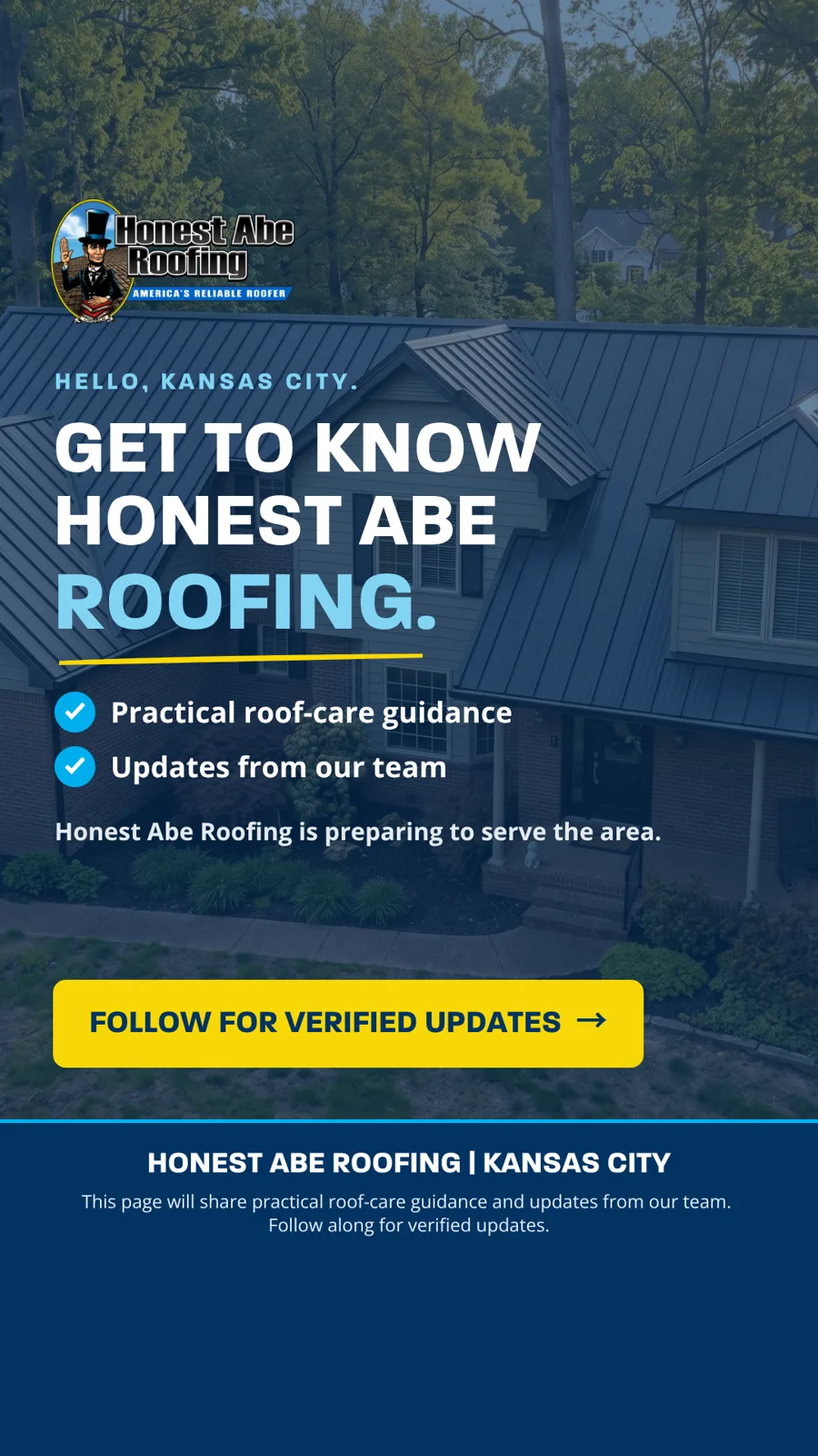 Roof Questions Instagram story for Kansas City